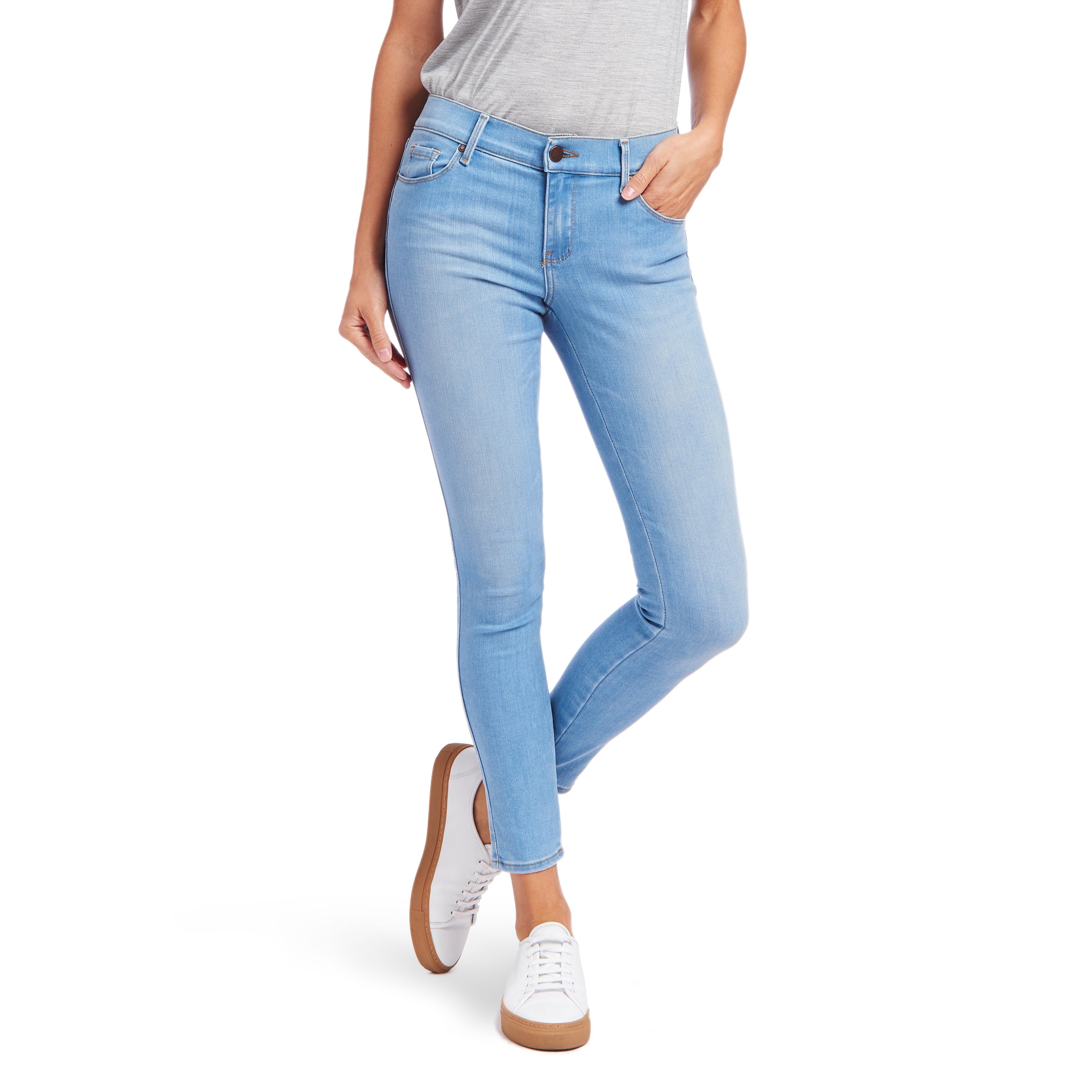 Tall Women Clothing | Dark Blue Tall Skinny Jeans | TallMoi